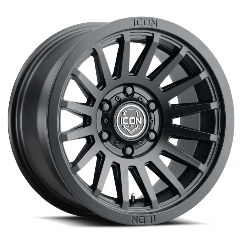 Icon Recon Slx 17X8.5 6X5.5 Bp 25Mm Offset 5.75In Bs 95.1Mm Bore Satin Black Wheel 1