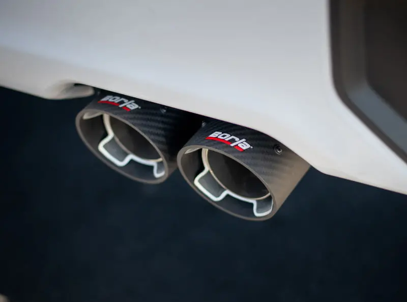 Borla 2019 Chevrolet Silverado 1500 6.2 W/ 147In Wb 2.75In S-Type Catback Exhaust -Carbon Fiber Tips 2