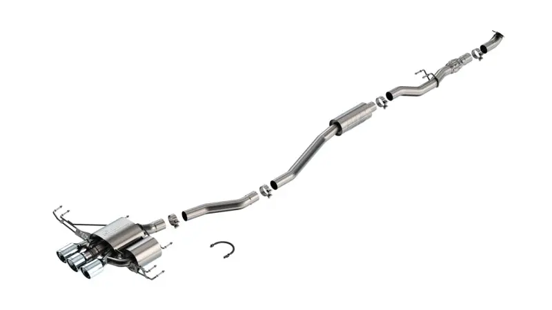 Borla 2023 Honda Civic Type R Mt Atak Catback Exhaust W/ 4In Tips 1