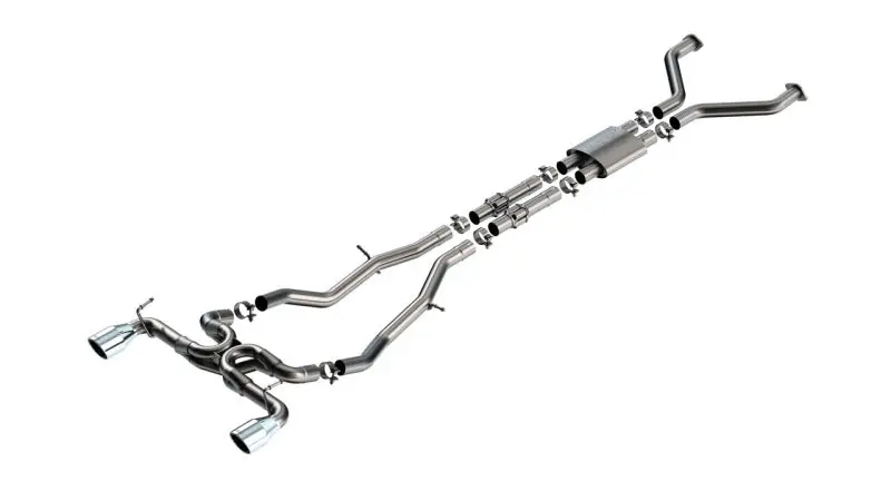 Borla 23-24 Nissan Z 2.5In Atak Cat Back Exhaust 4.5In Tip - Stainless Steel 1