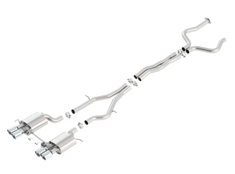 Borla 2016 Cadillac Ats-V 3.6L Twin Turbo Catback Exhaust 4In Tips Dual Split Rear Exit 2