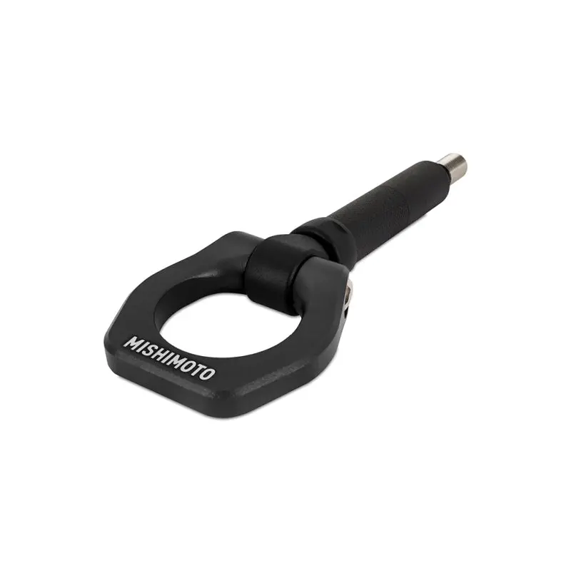 Mishimoto 02-07 Subaru Wrx/Sti Black Front Tow Hook 1
