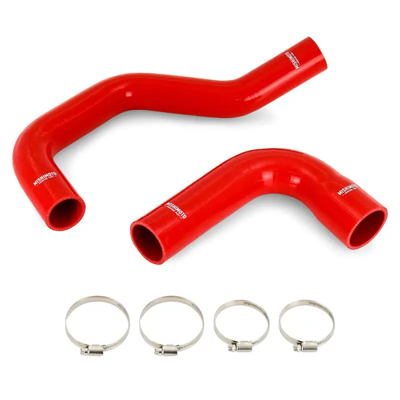 Mishimoto 1991-1993 Dodge 5.9L Cummins Silicone Coolant Hose Kit Red 1