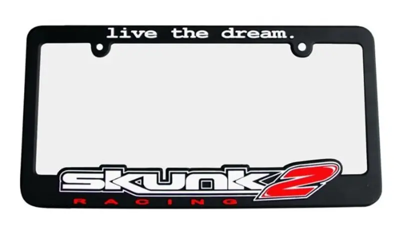Skunk2 Live The Dream License Plate Frame 2