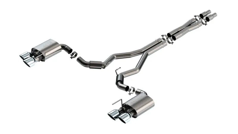 Borla 2024 Ford Mustang Dark Horse 5.0L V8 W/ Active Exhaust S-Type Cat-Back Exhaust System 1