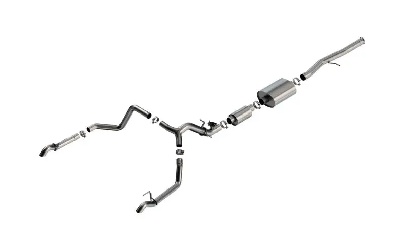 Borla 2024 Chevrolet/Gmc 1500 Zr2 & At4x 6.2L V8 4Wd 4Dr S-Type Catback Exhaust W/ Turndown Tips 1
