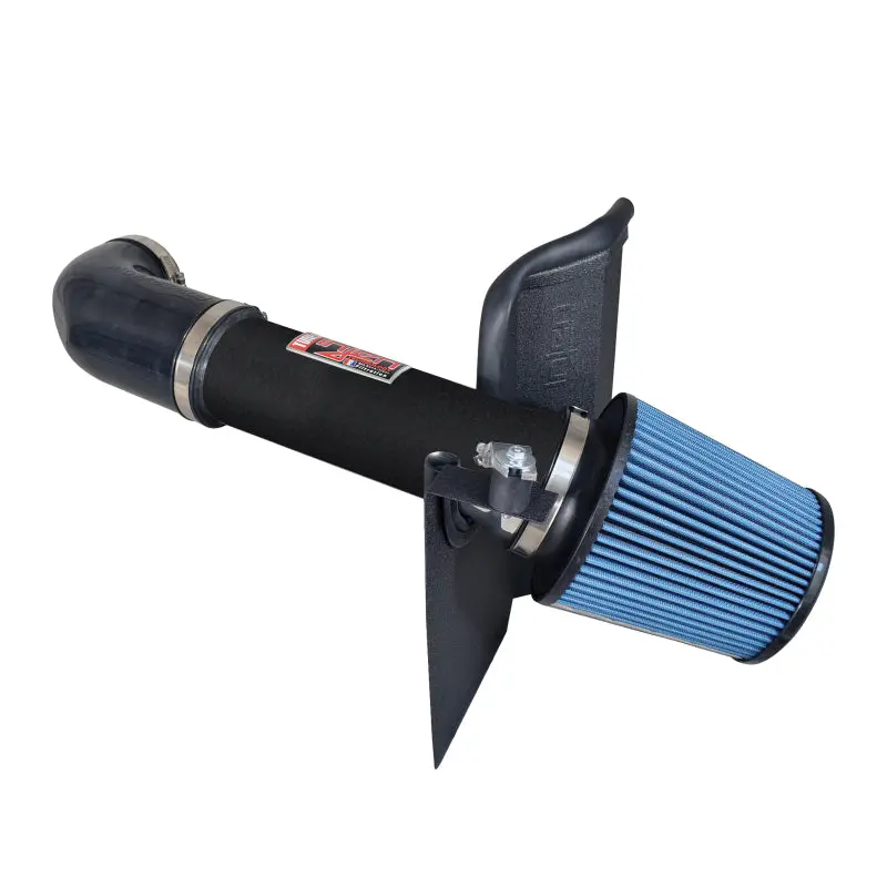 Injen 11-19 Dodge Challenger Hemi 5.7L V8 Wrinkle Black Power-Flow Air Intake System W/Heat Shield 2