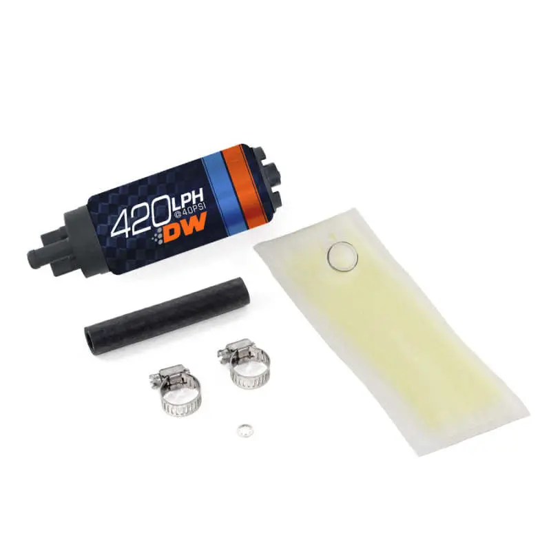 Deatschwerks Dw420 Series 420Lph In-Tank Fuel Pump W/ Install Kit For Integra 94-01 And Civic 92-00 1
