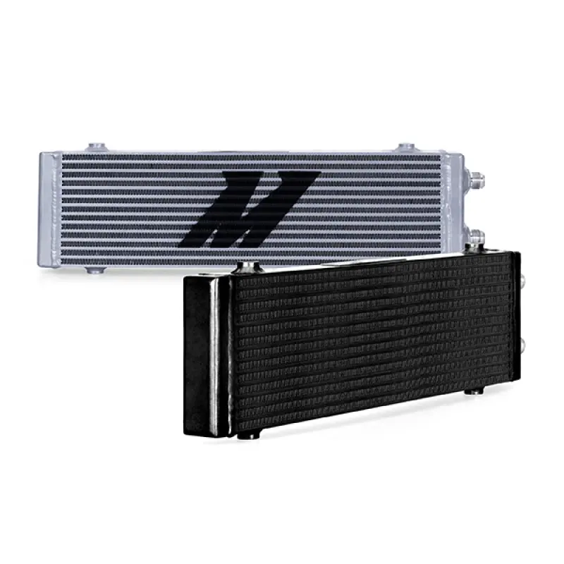 Mishimoto Universal Large Bar And Plate Dual Pass Silver Oil Cooler 2
