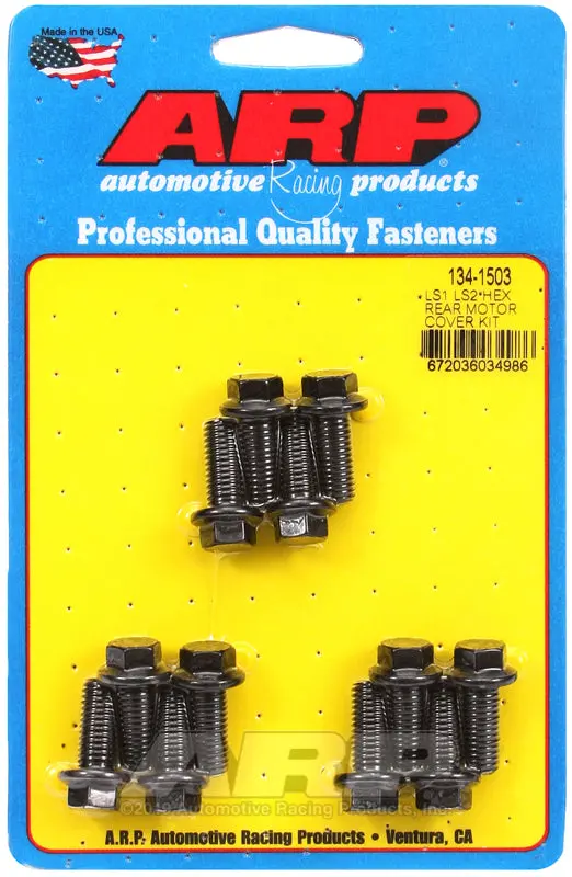 Arp Ls1/Ls2 Hex Rear Motor Cover Bolt Kit 1