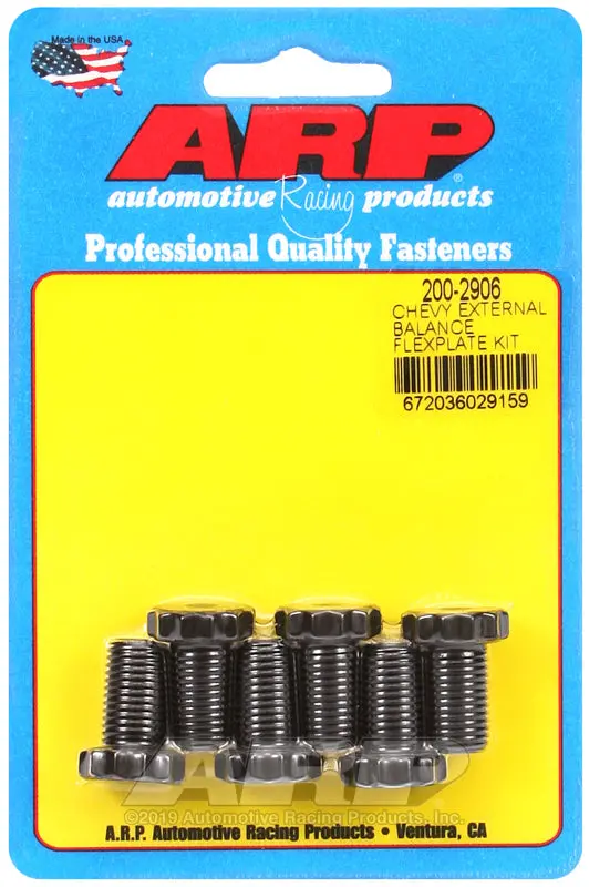Arp Chevrolet 90 Degree V6/265-454 V8 W/ 1 Piece Rear Seal Flexplate Bolt Kit 1