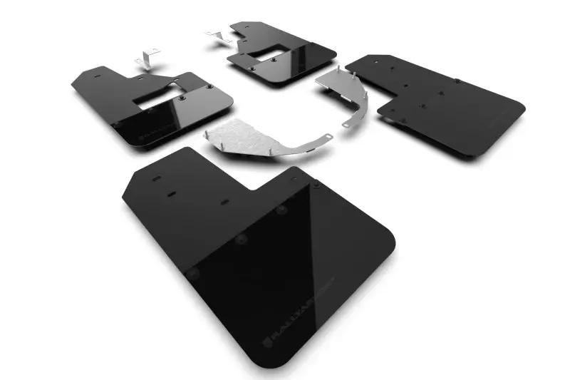 Rally Armor 21-25 Ford Bronco (Steel Bmpr + Rb - No Rptr/Sprt) Blk Mud Flap W/Met. Blk Logo 1