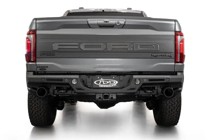 Addictive Desert Designs2021+ Ford F150 Raptor Rock Fighter Rear Bumper 1