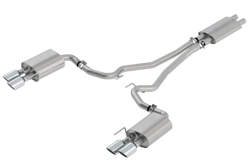 Borla 2018-2022 Ford Mustang Gt Cat-Back Exhaust System Touring- Rolled Polished Tips 1