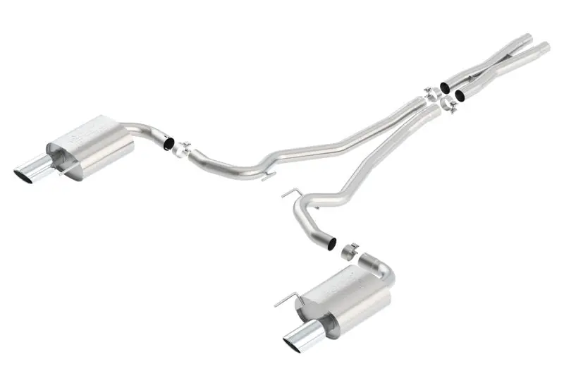 Borla Atak S Cat-Back 15-17 Ford Mustang Gt 5.0L V8 Mt/At 2.5In Pipe 4In Tip 2