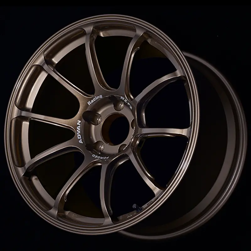 Advan Rz-F2 18X9 +35 5X114.3 Racing Umber Bronze Wheel 1