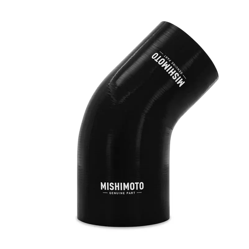 Mishimoto Silicone Reducer Coupler 45 Degree 3.5In To 4In - Black 1