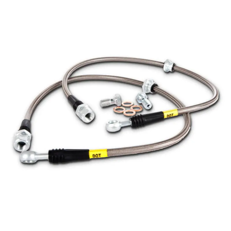 Stoptech Stainless Steel Brake Line Kit - Front 2