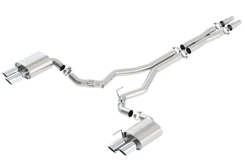 Borla 2018 Ford Mustang Gt 5.0L At/Mt (W/O Valves) Atak 3In Cat-Back Exhaust W/Polished Tips 1