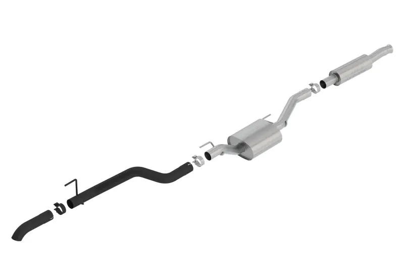 Borla 2020 Jeep Gladiator Jt 3.6L V6 Awd S-Type Climber Catback W/ Black Turndown Tip 1