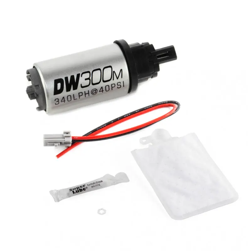 Deatschwerks 340 Lph Ford In-Tank Fuel Pump Dw300m Series W/ 99-04 Mustang V6 / V8 Install Kit 1