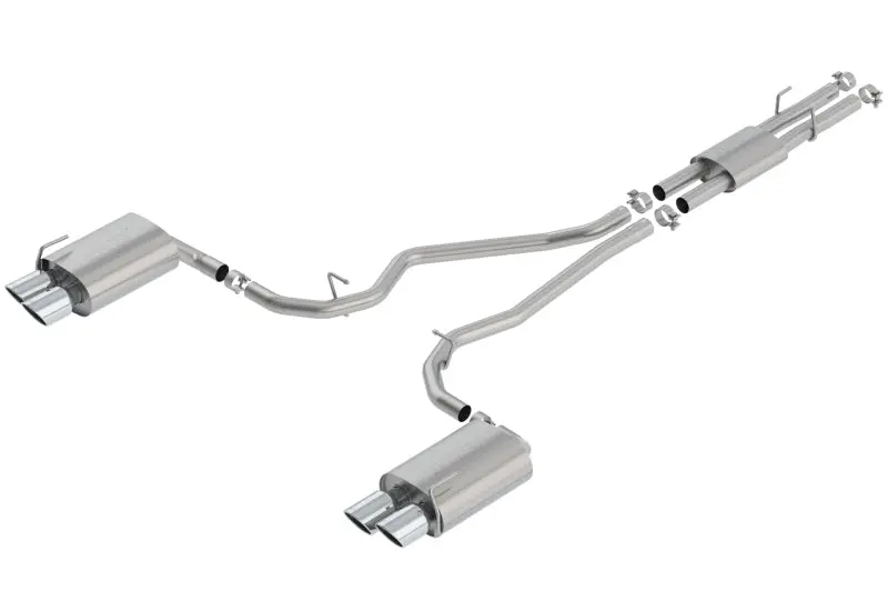 Borla 2020 Ford Explorer St 3.0L V6 2.25In Atak Exhaust - Chrome Tips 1