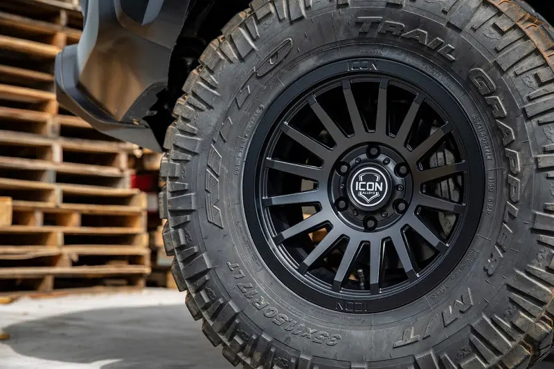 Icon Recon Slx 17X8.5 5X4.5 0Mm Offset 4.75In Bs 71.5Mm Bore Satin Black Wheel 2