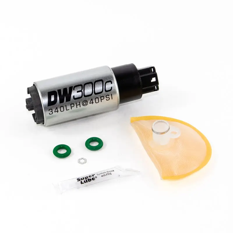 Deatschwerks 340Lph Dw300c Compact Fuel Pump W/ 06-11 Civic Set Up Kit (W/O Mounting Clips) 1