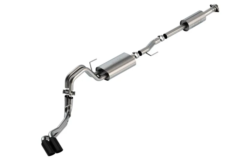 Borla F-150 2021 5.0L 4Dr Cc Sb Ec Stb Lariat/Kr/Pltnm/Ltd 3/2.25 Dse Cat-Back Touring Blk Chr Tips 1
