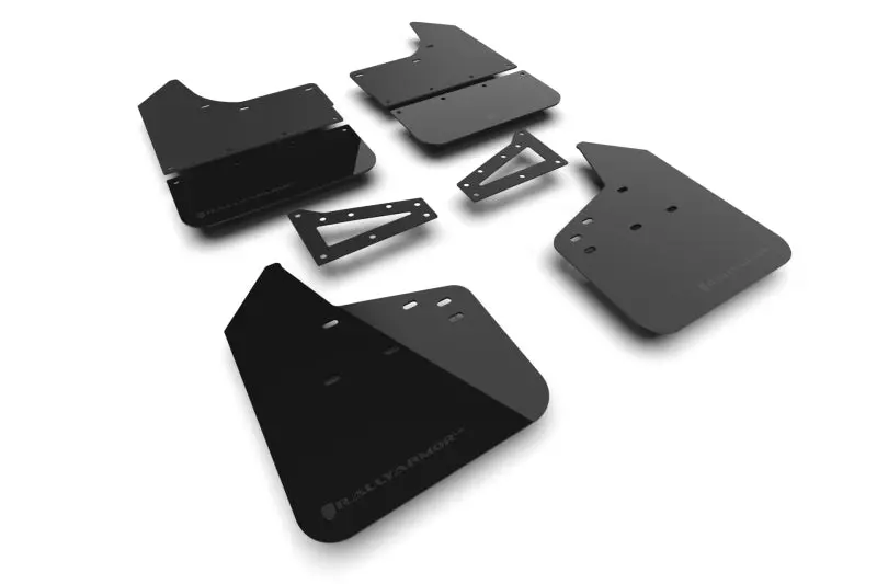 Rally Armor 23-26 Chevy Colorado Zr2 &Amp; Z71 Black Mud Flap - Metallic Black Logo 1