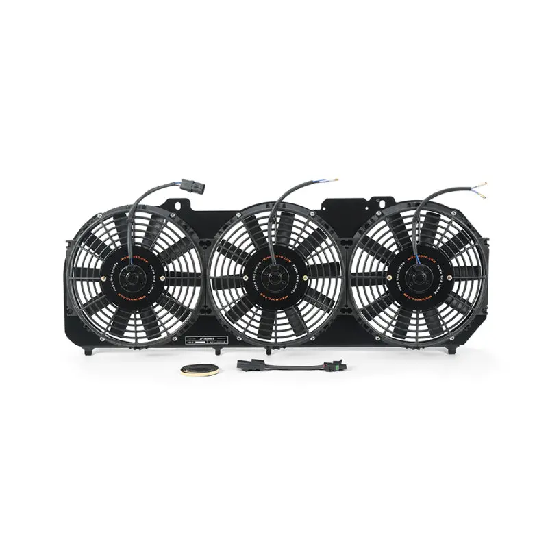 Mishimoto 89-01 Jeep Cherokee Xj 4.0L Performance Aluminum Fan Shroud W/ Controller - Black 1