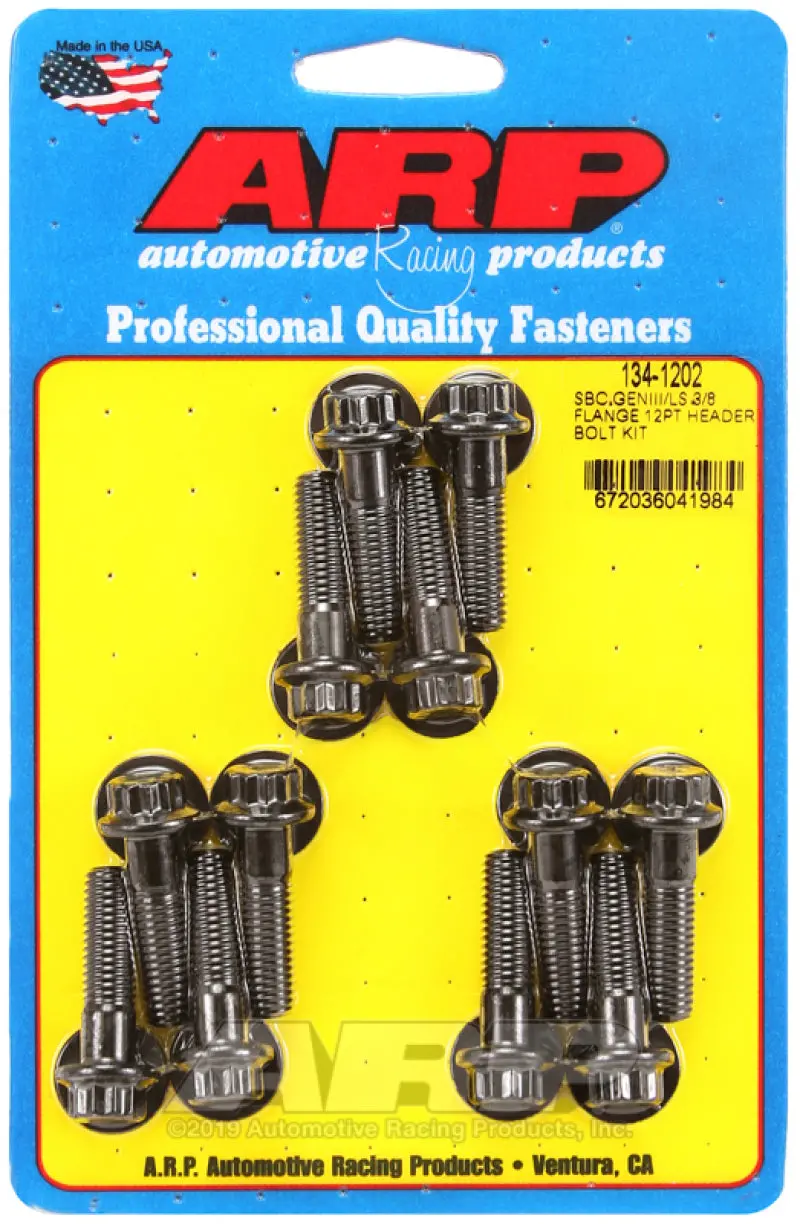 Arp Sbc/Geniii Ls 3/8 Flange 12Pt Header Bolt Kit 1
