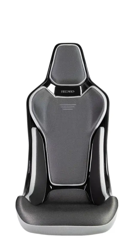 Recaro Rcs Ergonomic Seat - Black/Silver Glass Mesh (3 Point Belt) 1