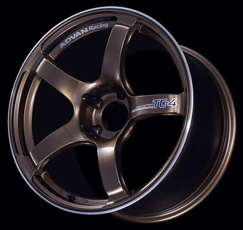 Advan Tc4 17X9.0 +35 5X114.3 Umber Bronze Metallic And Ring Wheel 1