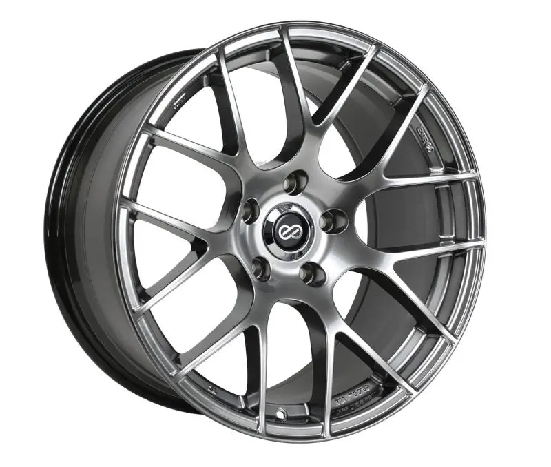 Enkei Raijin 19X8.5 35Mm Offset 5X114.3 Bolt Pattern 72.6 Hub Bore Hyper Silver Wheel 1