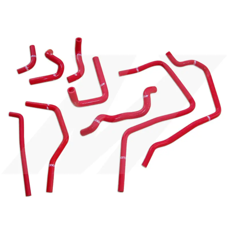 Mishimoto 01-05 Subaru Wrx Red Silicone Ancillary Hoses 2