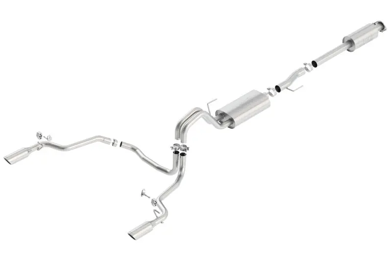 Borla 15-16 Ford F-150 3.5L Ecoboost Ext. Cab Std. Bed Catback Exhaust S-Type Single Split Rear Exit 2