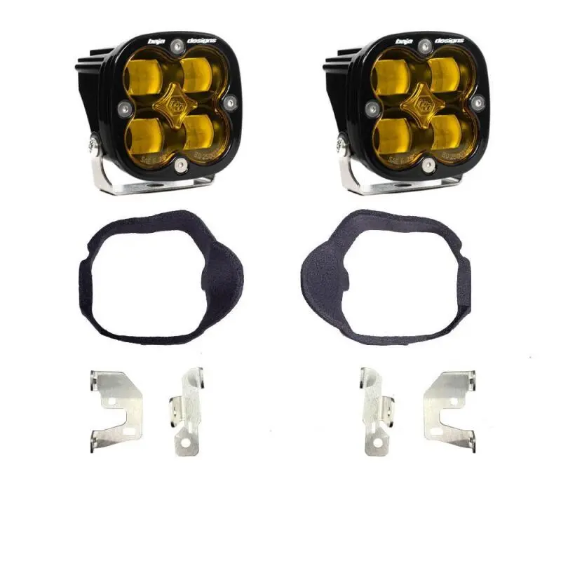 Baja Designs 14-18 Mercedes Sprinter Van Squadron Sae Fog Pocket Light Kit - Baja Amber 1