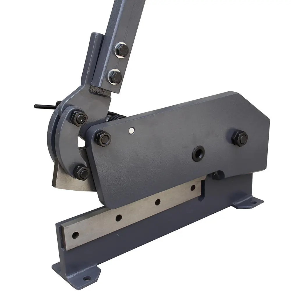 Hand Lever Shear Hs-12 305Mm Sheet Metal Plate Shear, Solid Steel Frame,Mounting Type Metal Shear, For Cutting Sheets And Bars, Manual Hand Plate Shear 2