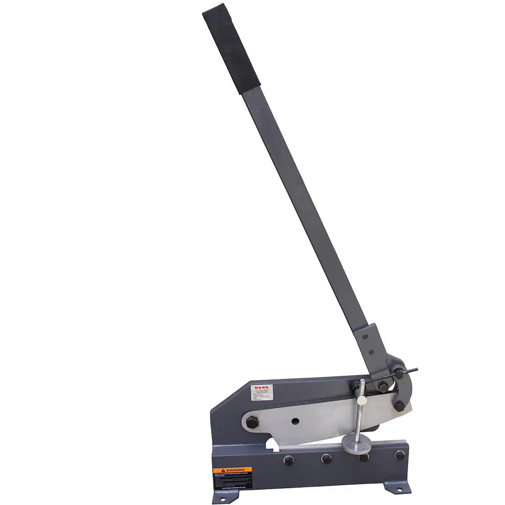 Hand Lever Shear Hs-12 305Mm Sheet Metal Plate Shear, Solid Steel Frame,Mounting Type Metal Shear, For Cutting Sheets And Bars, Manual Hand Plate Shear 1