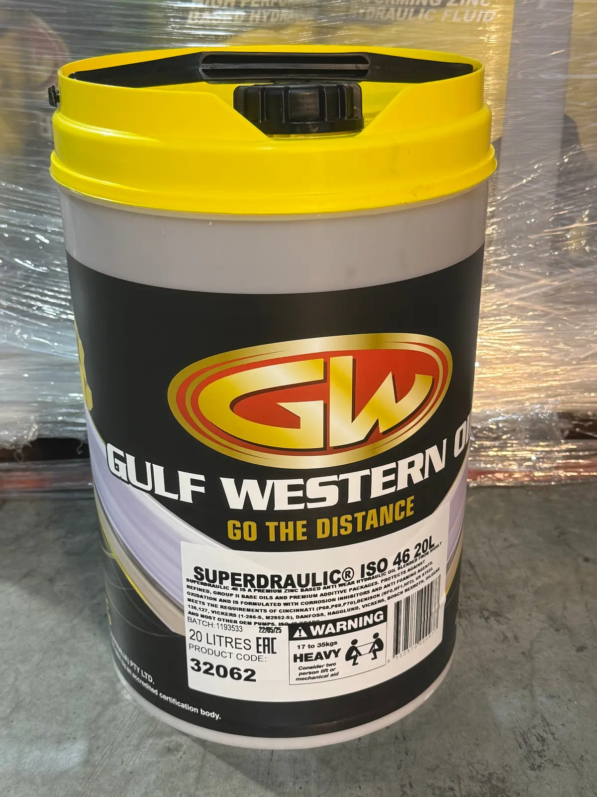 Superdraulic 46 Hydraulic Oil, 20 Liter 1