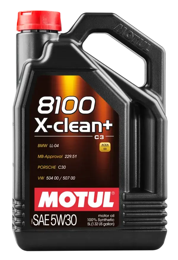Motul 8100 X-Clean+ 5W-30 5L 106377 1