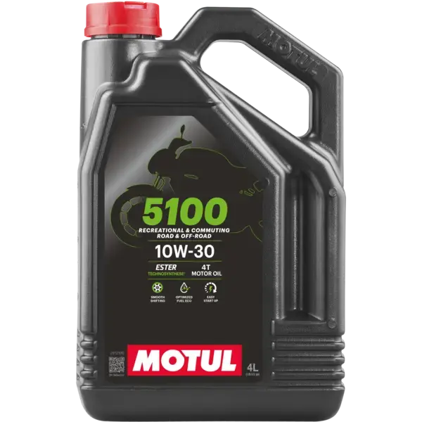 Motul (104063) 5100 10W-30 4T Motor Oil 4 Liter 1