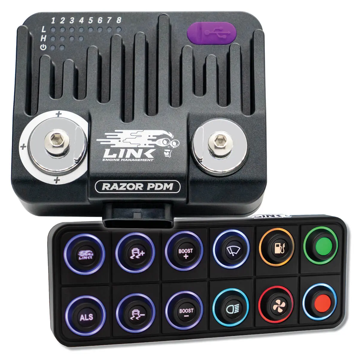 Link Engine Management Razor Pdm Bundle - Razor Pdm + 12 Button Can Keypad 1