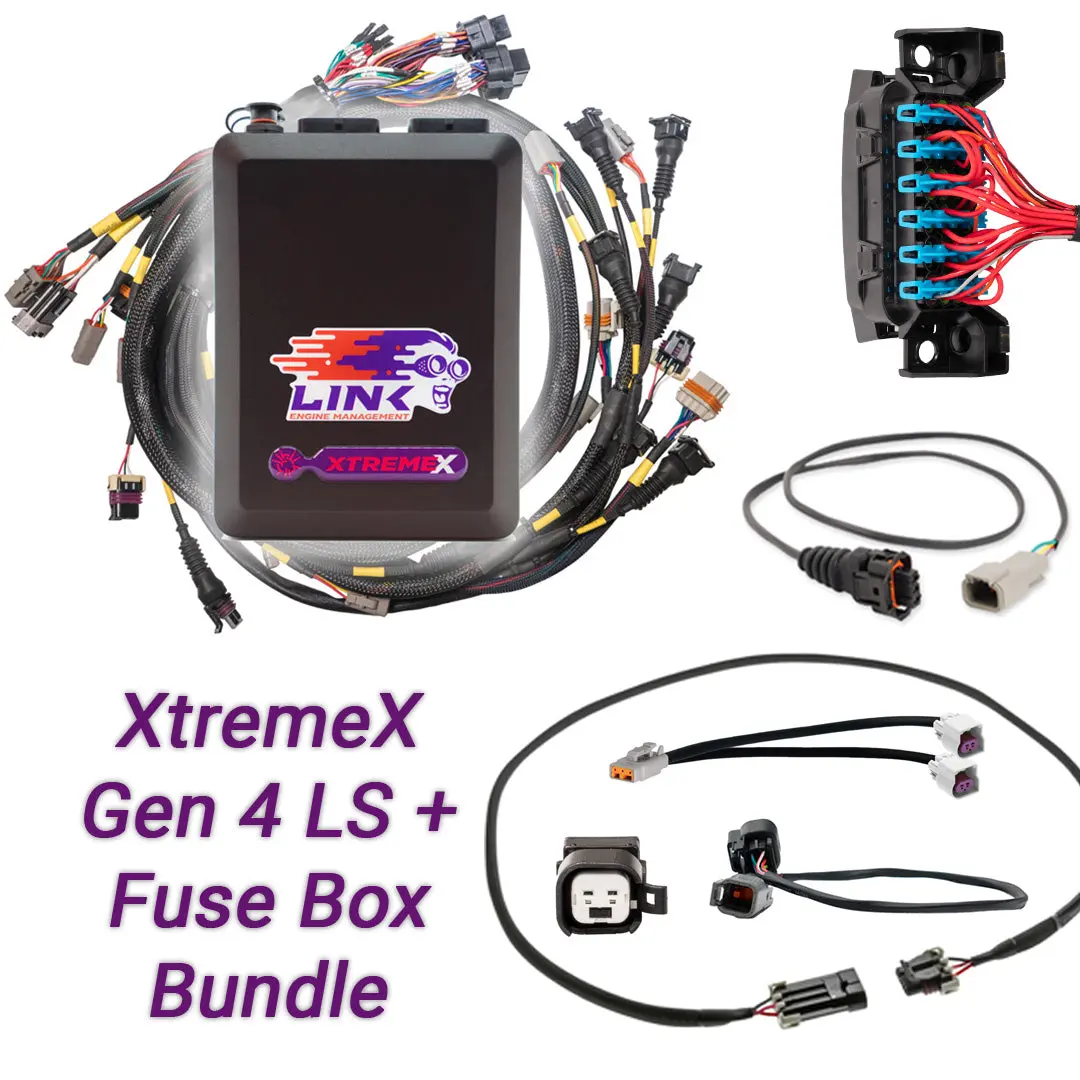 Link Engine Management Gen4 Ls Drive-By-Wire & Fuse Box Bundle: G4x Xtremex Ecu + Ls Engine Harness Bundle 1