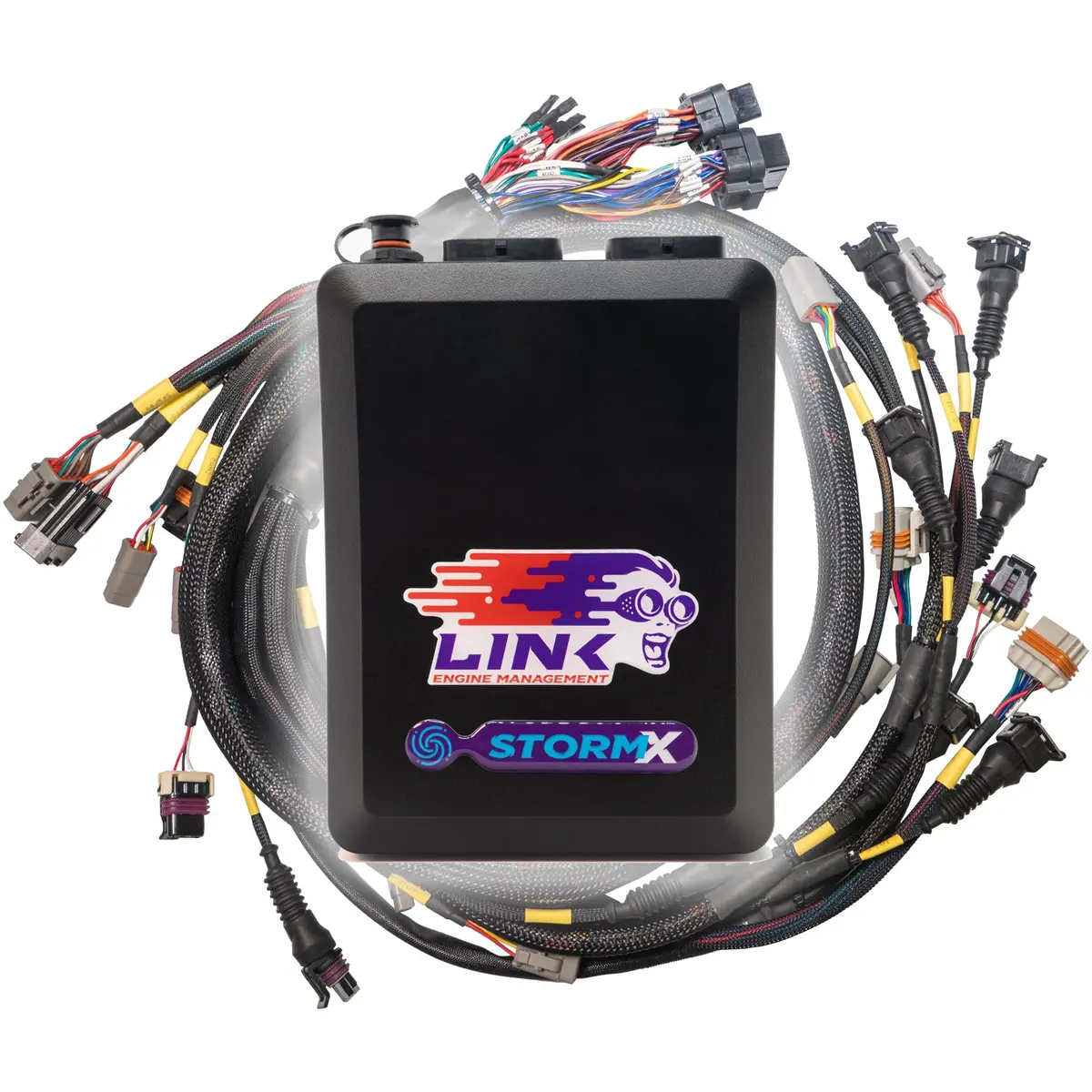 Link Engine Management G4x Stormx Ecu + Terminated Ls Engine Harness Drive-By-Cable Bundle 1