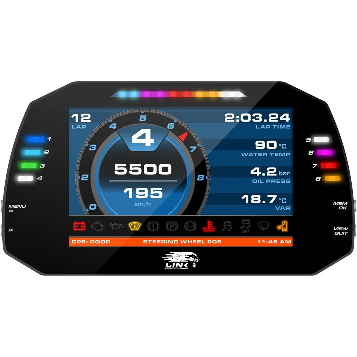 Link Engine Management Link Mxg Strada 7-Inch Dash - Race Edition 1