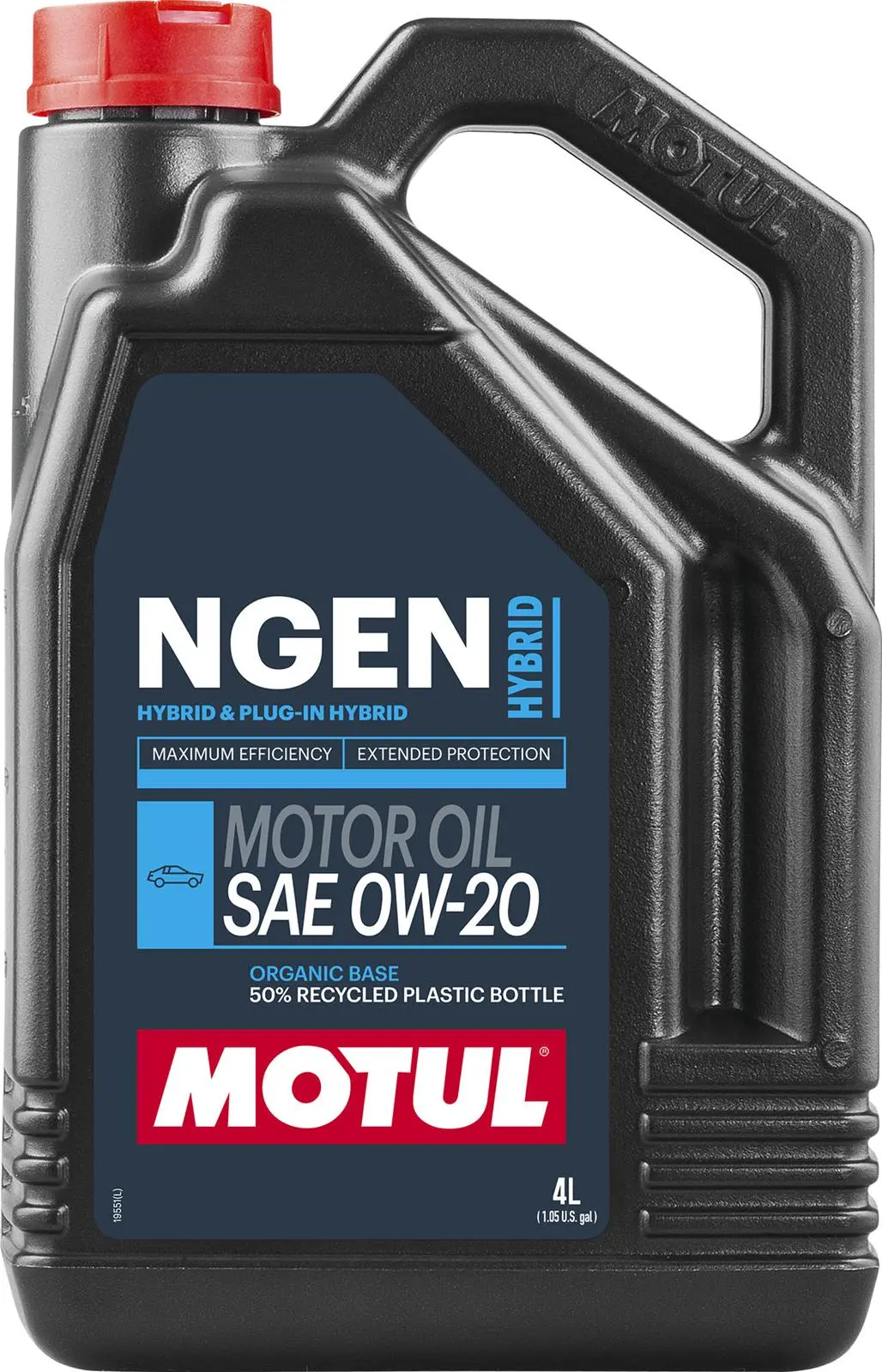 Motul Synthetic Engine Oil Hybrid 0W20 4L 111902 1