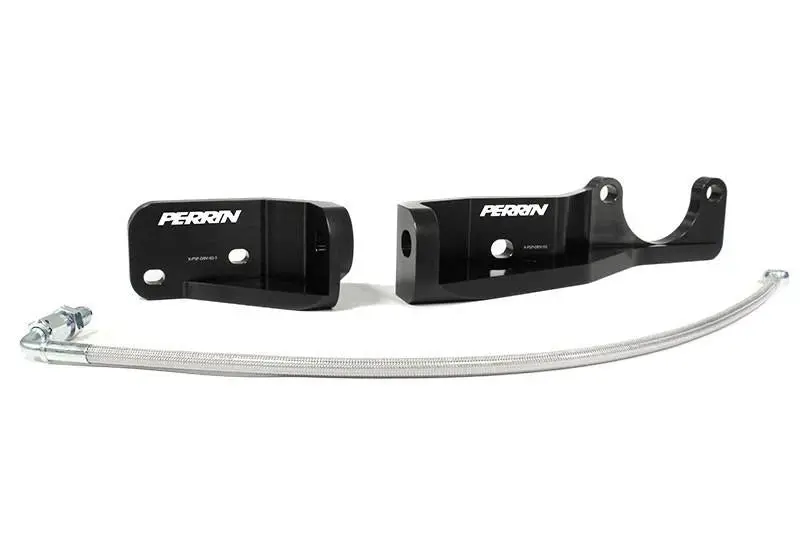 Perrin 15-21 Subaru Impreza/Wrx/Sti Pitch Stop Mount & Firewall Brace - Black 1