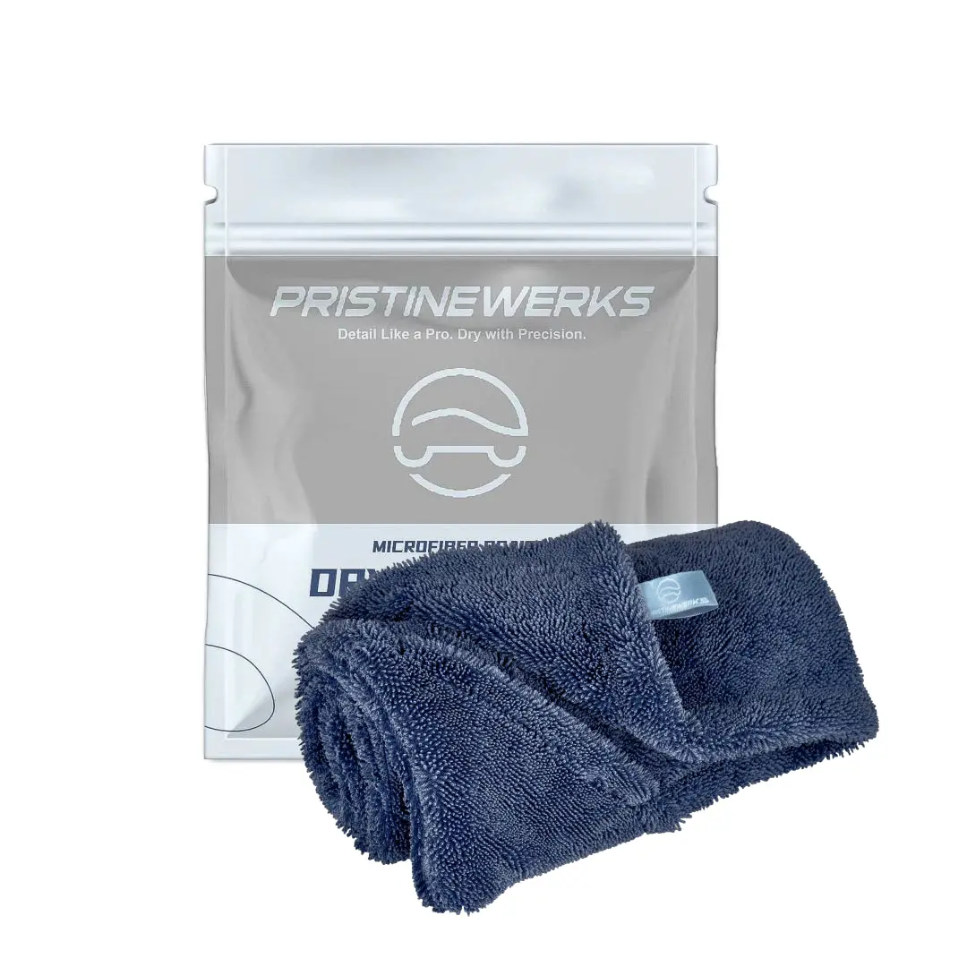 Pristinewerks Premium Car Drying Towel – Scratch-Free, Super Absorbent Microfiber With Hand Control Pockets 1